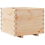 Garden Planter 60x60x49.5 cm Solid Wood Pine 847358
