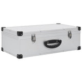 CD Case for 80 CDs Aluminium ABS Silver 91854