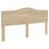 Bed Frame with Headboard Sonoma 200 x 200 cm Solid Pine Wood 3413265