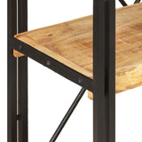 3-Tier Bookcase 60x30x80 cm Solid Mango Wood 320618