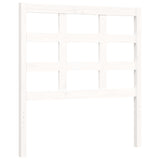 Bed Frame without Mattress White 100x200 cm Solid Wood 3193977