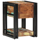 Bedside Cabinet Multicolour 30 x 30 x 40 cm Solid Reclaim Wood 4016708