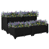 Raised Bed 80x80x38 cm Polypropylene 316538