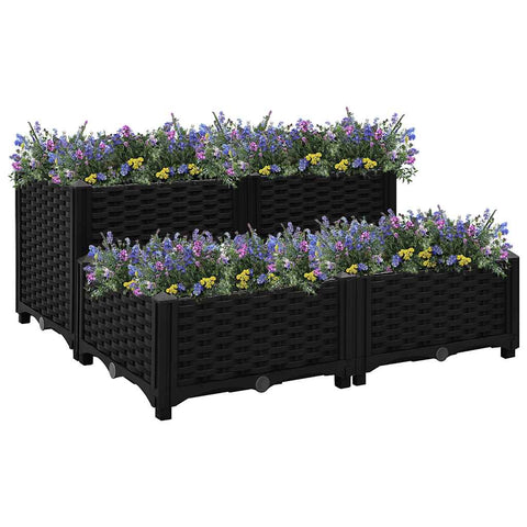 Raised Bed 80x80x38 cm Polypropylene 316538