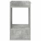 End Table 2 pcs Concrete Grey 30 x 30 x 56 cm Engineered Wood 890935
