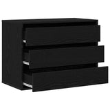 Drawer Cabinet Black 80 x 41 x 58 cm Engineered Wood 868902