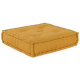 Modular Sofa 2 pcs Yellow 140 x 70 x 56 cm Fabric 3315081