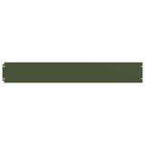 Lawn Edgings 50 pcs Olive Green 15x103 cm Cold-rolled Steel 860151