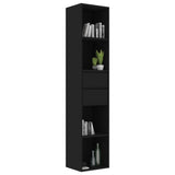 Book Cabinet Black 36x30x171 cm Engineered Wood 802868