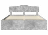 Bed Frame with Headboard Concerte 120 x 200 cm Solid Pine Wood 3412919