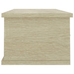 Wall-mounted Drawer Shelf Sonoma Oak 88x26x18.5 cm Engineered Wood 800597