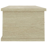 Wall-mounted Drawer Shelf Sonoma Oak 88x26x18.5 cm Engineered Wood 800597