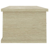 Wall-mounted Drawer Shelf Sonoma Oak 88x26x18.5 cm Engineered Wood 800597