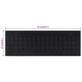 Stair Treads 10 pcs 25x75 cm Rubber 155637