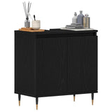 Bathroom Sink Cabinet Black Oak 58 x 33 x 60 cm Engineered Wood 862887