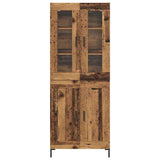 Highboard 2 pcs Old Wood Engineered Wood 3415654