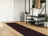 Rug Runner MARSA Anthracite 50 x 450 cm Polyester and PVC 42023167