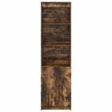 Highboard Smoked Oak 50x35x180 cm Engineered Wood 3328466
