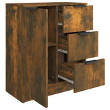Sideboard Smoked Oak 60x30x70 cm Engineered Wood 816988