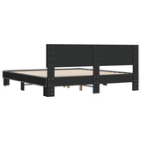 Bed Frame without Mattress Black 200x200 cm 3280172