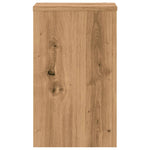 ZNTS Plant Stands 2 pcs Artisan Oak 30x30x50 cm Engineered wood 852923