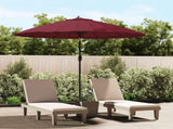 Garden Parasol with Aluminium Pole 270 cm Bordeaux Red 47308