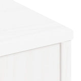 Side Cabinet ODDA White 40x24x79 cm Solid Wood Pine 4103592