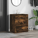 Shoe Cabinet Smoked Oak 60x42x69 cm Engineered Wood 839984