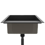 Handmade Kitchen Sink Black Stainless Steel 51521