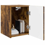 TV Wall Cabinet Wall-mounted 2 pcs Smoked Oak 30 x 31 x 40 cm 892260