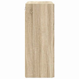 TV Wall Cabinet Sonoma Oak 59.5 x 31 x 80 cm Engineered Wood 892361