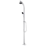 Garden Shower Silver Aluminium, Chrome Tall Modern 315943