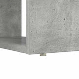 Desk with Shelf Concrete Grey 113 x 54 x 120 cm Engineered Wood 869277