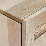 Bedside Cabinet White 50 x 33 x 60 cm Engineered Wood 4018127