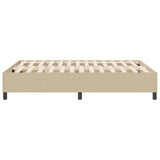 Platform Bed Frame Grey Green 140 x 200 cm Fabric 3337416