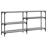 Console Table Grey Sonoma 160x29x75 cm Engineered Wood 834088