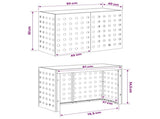 Air Conditioner Cover White 90 x 40 x 60 cm Steel 8014123