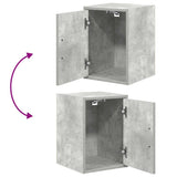 Garage Cabinets 2 pcs Concrete Grey Engineered Wood 3328290
