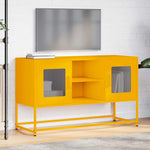 ZNTS TV Cabinet Mustard Yellow 100.5x39x60.5 cm Steel 853383