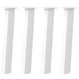 Console Table Legs 4 pcs White 72 cm Steel 4012505
