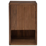 Bathroom Side Cabinet Natural 45 x 30 x 70 cm Solid Teak Wood 42026910