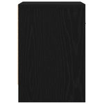 ZNTS Bedside Cabinets 2 pcs with Drawer Black 39x28x41 cm 858752