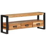 TV Cabinet 120x30x45 cm Solid Wood Acacia 351670