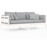 Day Bed without Mattress White Solid Wood Pine 90x200 cm 820298