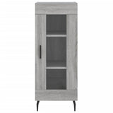 Highboard Grey Sonoma 34.5x34x180 cm Engineered Wood 3200407