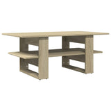 ZNTS Coffee Table Sonoma Oak 102x55x42 cm Engineered Wood 823264