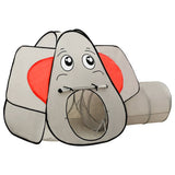 Elephant Children Play Tent with 250 Balls Grey 174x86x101 cm 3107739