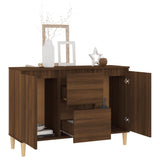 Sideboard Brown Oak 103.5x35x70 cm Engineered Wood 815164