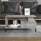 Coffee Table Grey Sonoma 90x49x45 cm Engineered Wood 819626