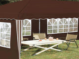 Pop-up Party Tent 575 x 289 x 245 cm Brown 42019797